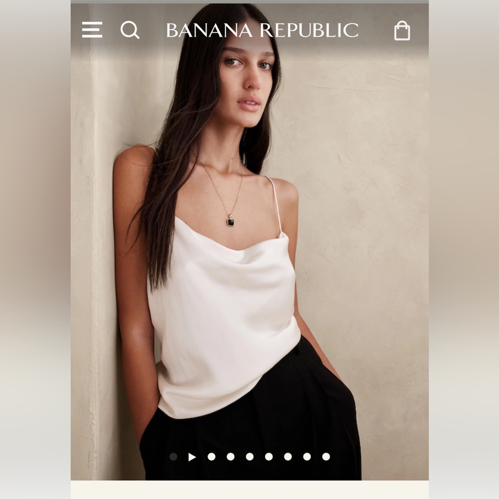 Banana Republic silky camisole - cream